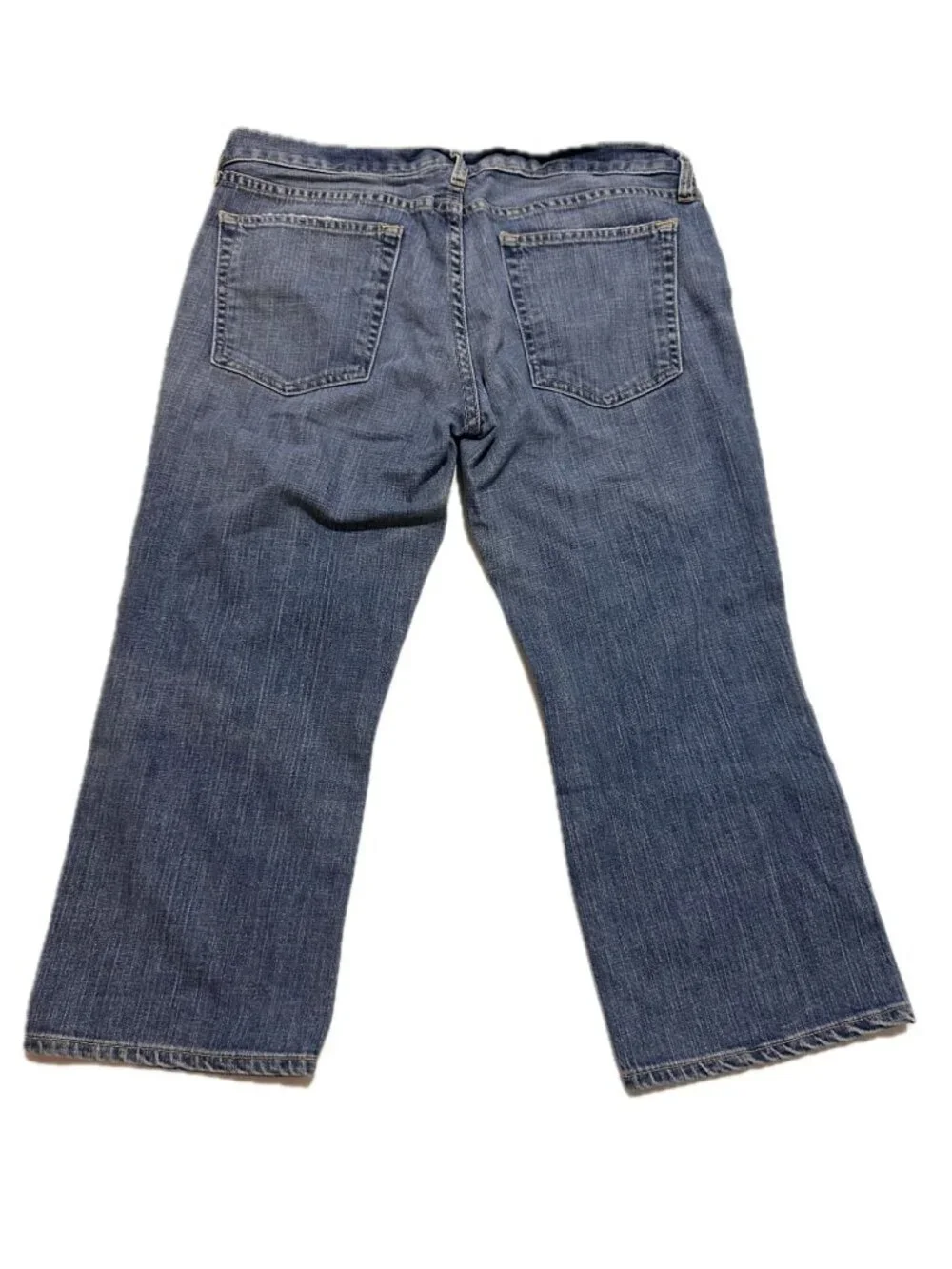 Vintage J. Crew Hip Slung Cropped Jeans Size 31 Made in USA Spring 2006 Y2K